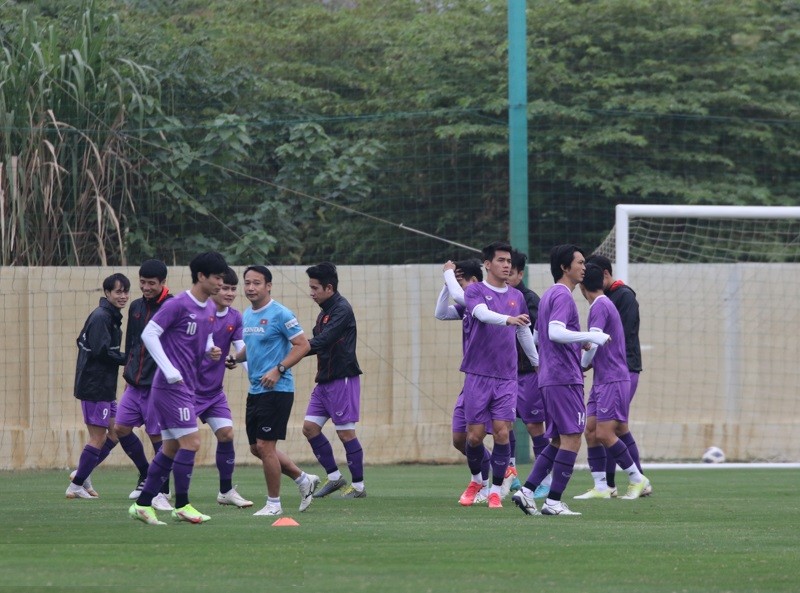 ĐT Việt Nam trở lại tập luyện sau AFF Cup 2020