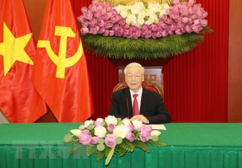 Tổng Bí thư Việt Nam và Trung Quốc gửi Thư Chúc mừng Năm mới Nhâm Dần