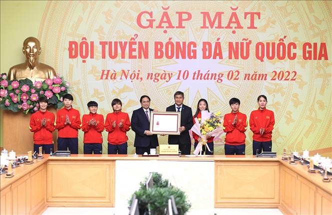 Các tuyển thủ đội bóng đá nữ là 'những cô gái kim cương'