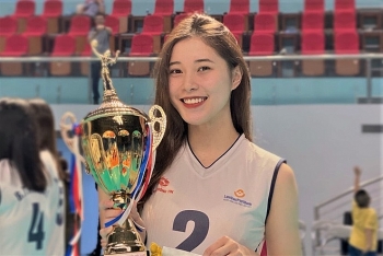 'Hot girl bóng chuyền' Đặng Thu Huyền giải nghệ ở tuổi 19?