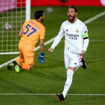 Kết quả bóng đá Cúp C1 ngày 17/3: Ramos ghi bàn, Real Madrid giành vé đi tiếp