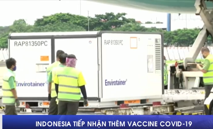 Indonesia tiếp nhận thêm vaccine COVID-19