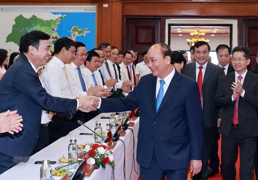 Chủ tịch nước Nguyễn Xuân Phúc làm việc với thành phố Đà Nẵng và tỉnh Quảng Nam