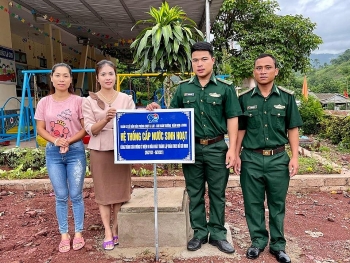 Quảng Trị: Bộ đội Biên phòng khánh thành công trình nước sạch cho trường mầm non