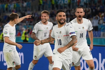 Kết quả, bảng xếp hạng EURO 2021 ngày 12/6: Italia thắng tưng bừng Thổ Nhĩ Kỳ