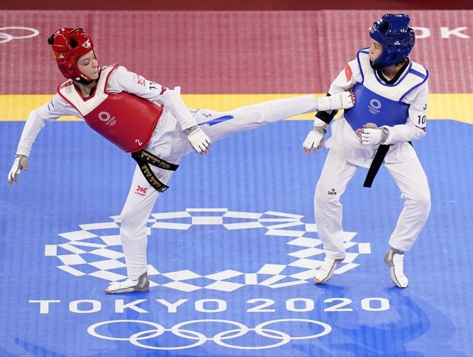 Olympic 2021: Ngắm thân hình hút hồn của nữ VĐV taekwondo Israel