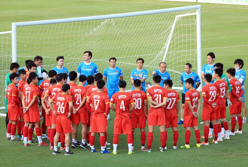 HLV Park Hang-seo chốt danh sách 25 cầu thủ lên đường dự vòng loại World Cup 2022