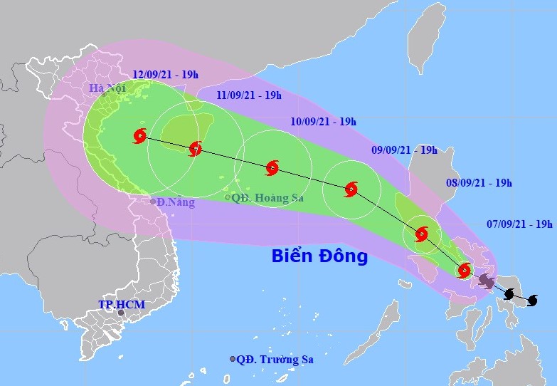 Bão CONSON vào Biển Đông