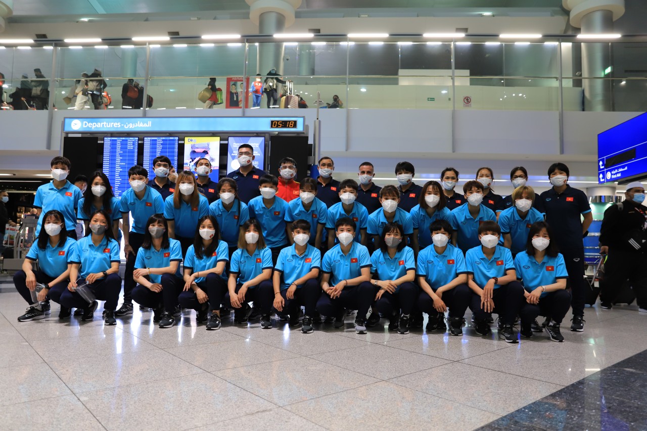 Đội tuyển Nữ Việt Nam lên đường chinh phục tấm vé dự VCK Asian Cup nữ 2022