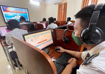 Học viện Hải quân tích cực tham gia cuộc thi 'Tìm hiểu Luật Cảnh sát biển Việt Nam'