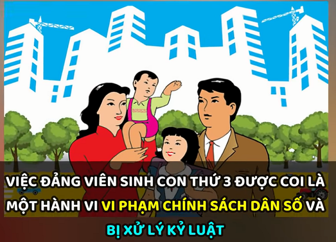 Đảng viên sinh con thứ 3 bị kỷ luật theo hình thức nào?