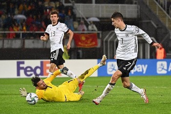 Hủy diệt Bắc Macedonia, Đức trở thành đội tuyển đầu tiên giành vé dự World Cup 2022