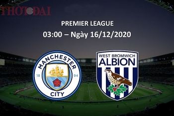 Man City vs West Brom (3h00, 16/12): Link xem trực tiếp, xem online nhanh và rõ nét nhất