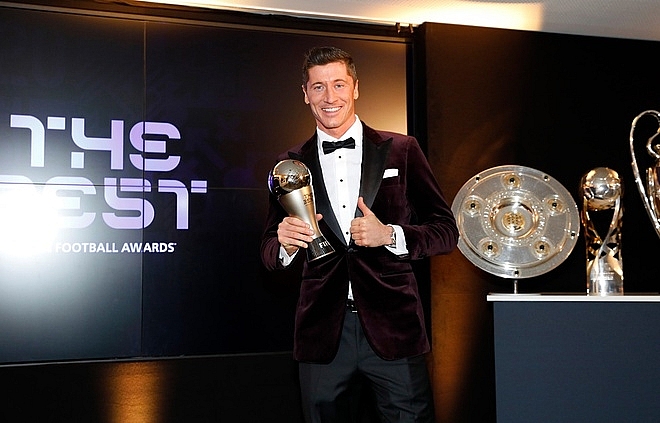 Vượt Ronaldo và Messi, Lewandowski giành giải The Best