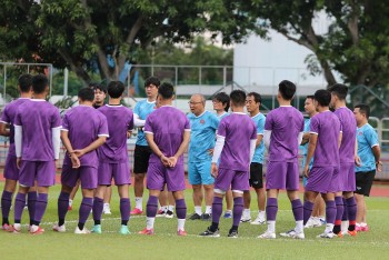 AFF Cup 2020: ĐT Việt Nam đấu đối kháng nội bộ, chờ màn soi tài với ĐT Lào