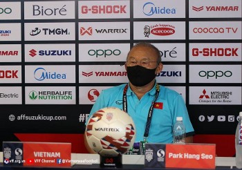 hlv park hang seo van lac quan ve co hoi vao chung ket aff cup cua dt viet nam