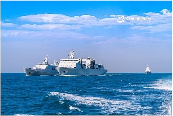 Trung Quốc công bố hình ảnh diễn tập quân sự ở Biển Đông