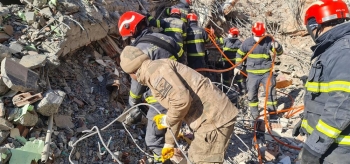 Dấu ấn công tác cứu nạn, cứu hộ thảm họa động đất tại Thổ Nhĩ Kỳ