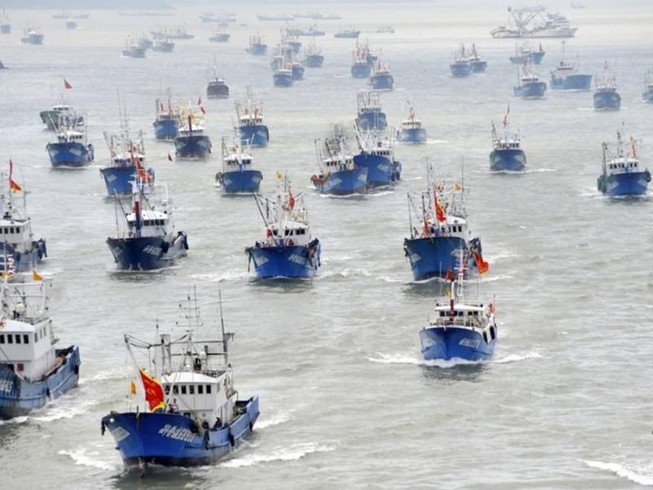 'Sự bành trướng của Bắc Kinh đe dọa hệ sinh thái Biển Đông'. Ảnh: NEWSBEEZER