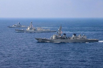 Mỹ, Nhật Bản và Úc tiến hành cuộc tập trận đa quốc gia trên Biển Đông