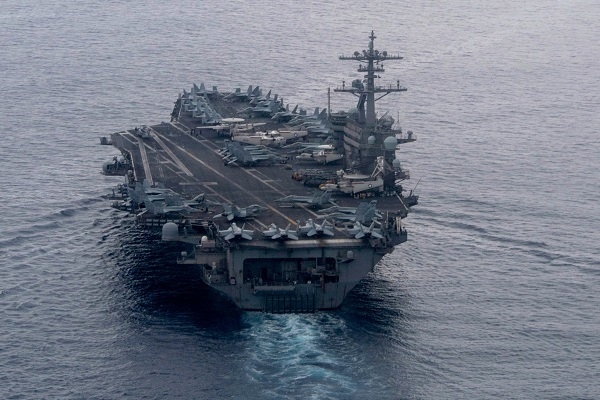 Tàu sân bay USS Theodore Roosevelt. Ảnh: Hải quân Mỹ