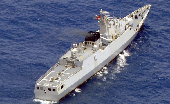 Tàu Trung Quốc đang tập trung ở đá Ken Nan thuộc quần đảo Trường Sa của Việt Nam