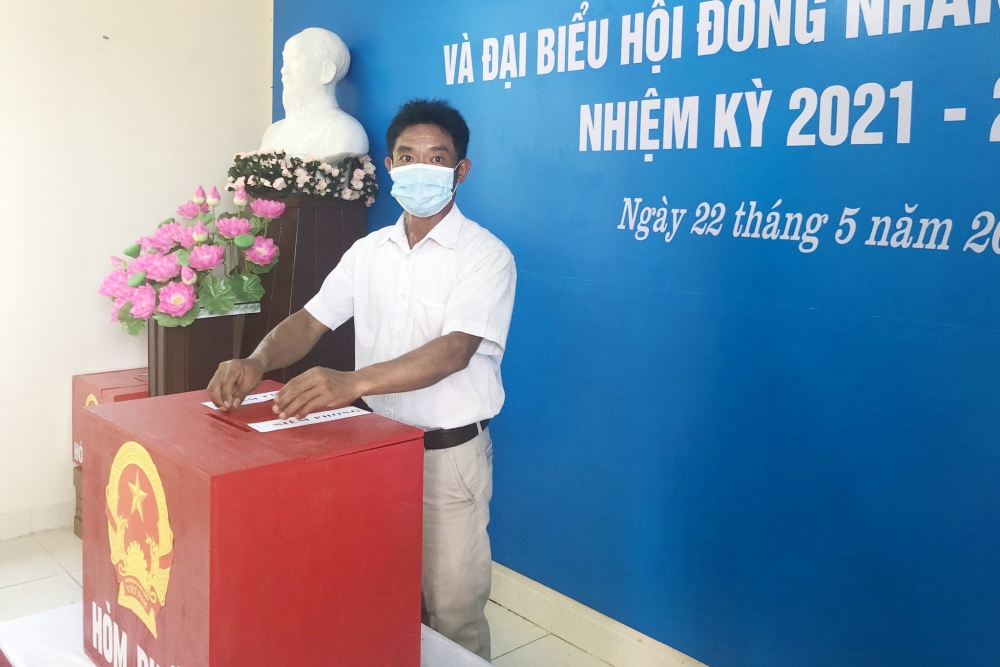 Cuộc bầu cử tại đảo tiền tiêu đã diễn ra thành công, an toàn, đảm bảo đúng luật  ẢNH A.T