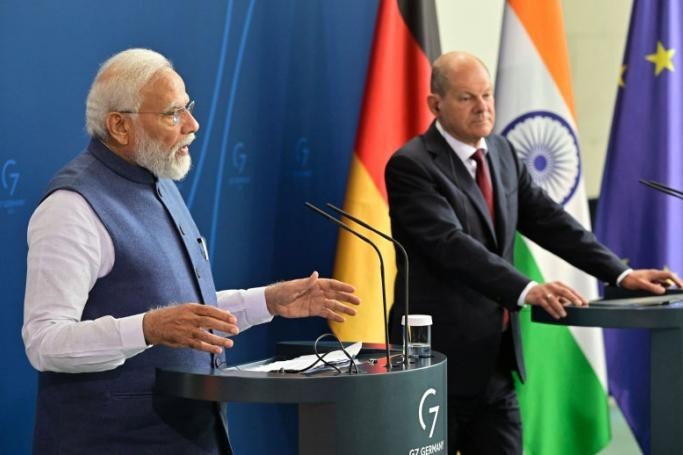 Ấn Độ và Đức kêu gọi tự do hàng hải ở Biển Đông