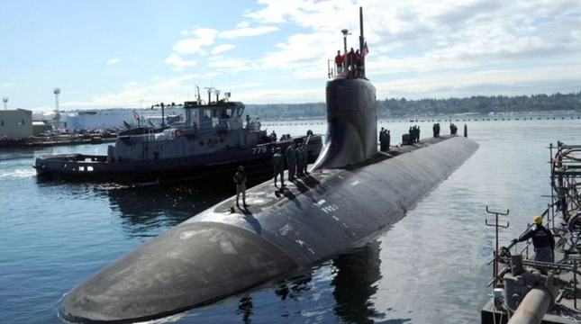 Mỹ công bố kết quả vụ tàu ngầm hạt nhân USS Connecticut đâm vào núi ngầm