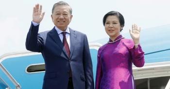 tong bi thu chu tich nuoc to lam va phu nhan len duong tham chinh thuc thai lan
