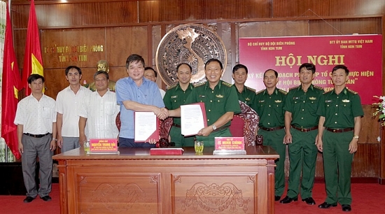 Phối hợp tổ chức “Ngày hội Biên phòng toàn dân” tại Kon Tum