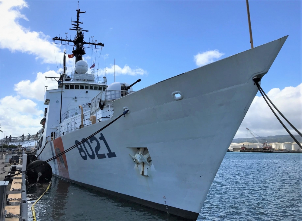 Tàu Cảnh sát biển Việt Nam 8021 rời Hawaii về nước