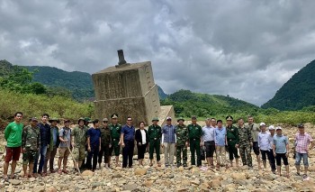 Khắc phục một số mốc quốc giới ở biên giới Việt – Lào bị ảnh hưởng mưa lũ