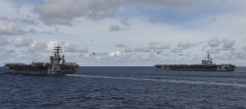 Mỹ cấp tập điều tàu sân bay hoạt động ở Biển Đông