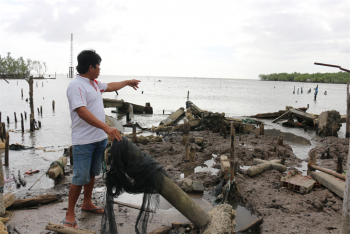 Cà Mau: Tìm giải pháp hữu hiệu ứng phó với sạt lở bờ biển