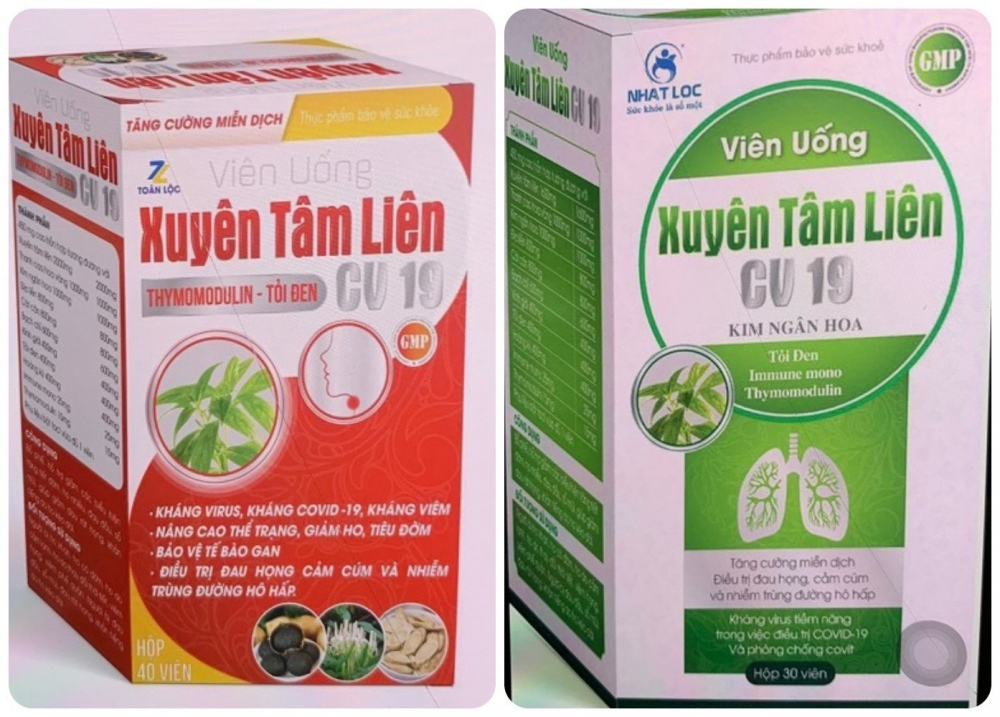 Thực hư về tác dụng kháng Covid-19 của sản phẩm Xuyên tâm liên đang quảng cáo rầm rộ trên mạng
