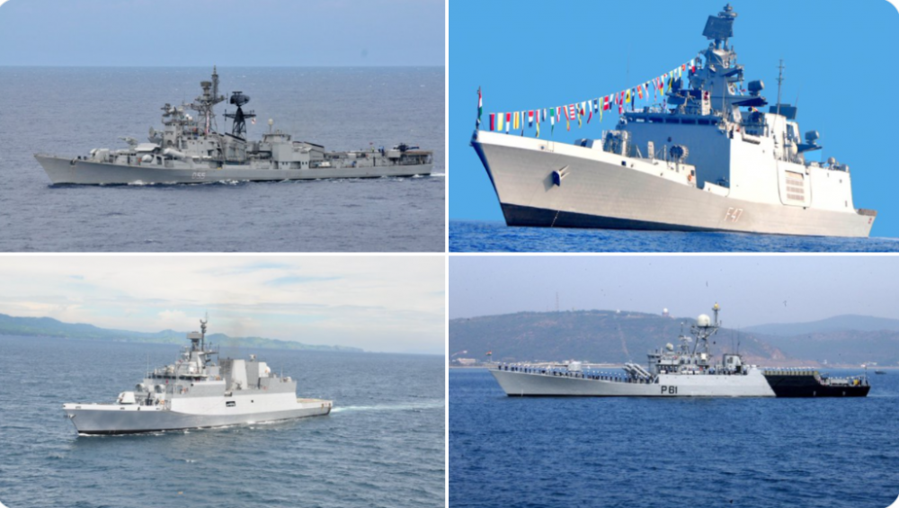 Nhóm tác chiến của hải quân Ấn Độ lên đường đến Biển Đông HẢI QUÂN ẤN ĐỘ