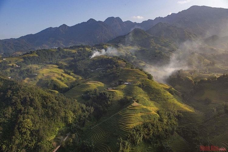 Thơ mộng mùa lúa chín ở thung lũng Mường Hoa