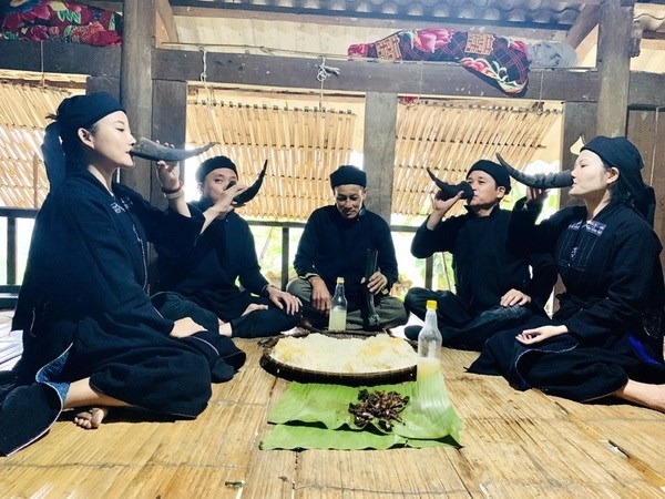 Tái hiện nghi thức cúng mừng lúa mới của đồng bào biên giới Hà Giang