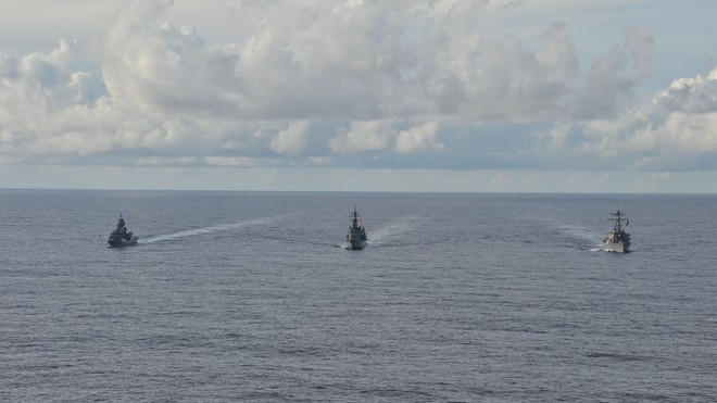 Đây là lần thứ 5 tàu chiến 3 nước tập trận ở tây Thái Bình Dương trong năm 2020  HẢI QUÂN MỸ