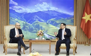 Thủ tướng Phạm Minh Chính tiếp Tổng Thư ký Tòa trọng tài thường trực