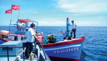 Bình Định: Tăng cường kiểm soát tàu giã cào trong nỗ lực khắc phục thẻ vàng IUU