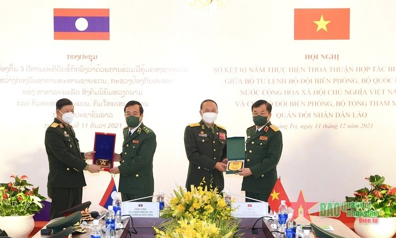 Biên phòng Việt Nam và Lào sơ kết 3 năm thực hiện thỏa thuận hợp tác
