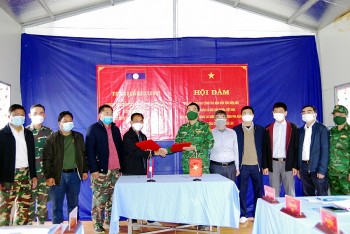 Điện Biên - Luông Pha Băng thống nhất xây dựng kè bảo vệ Mốc 130