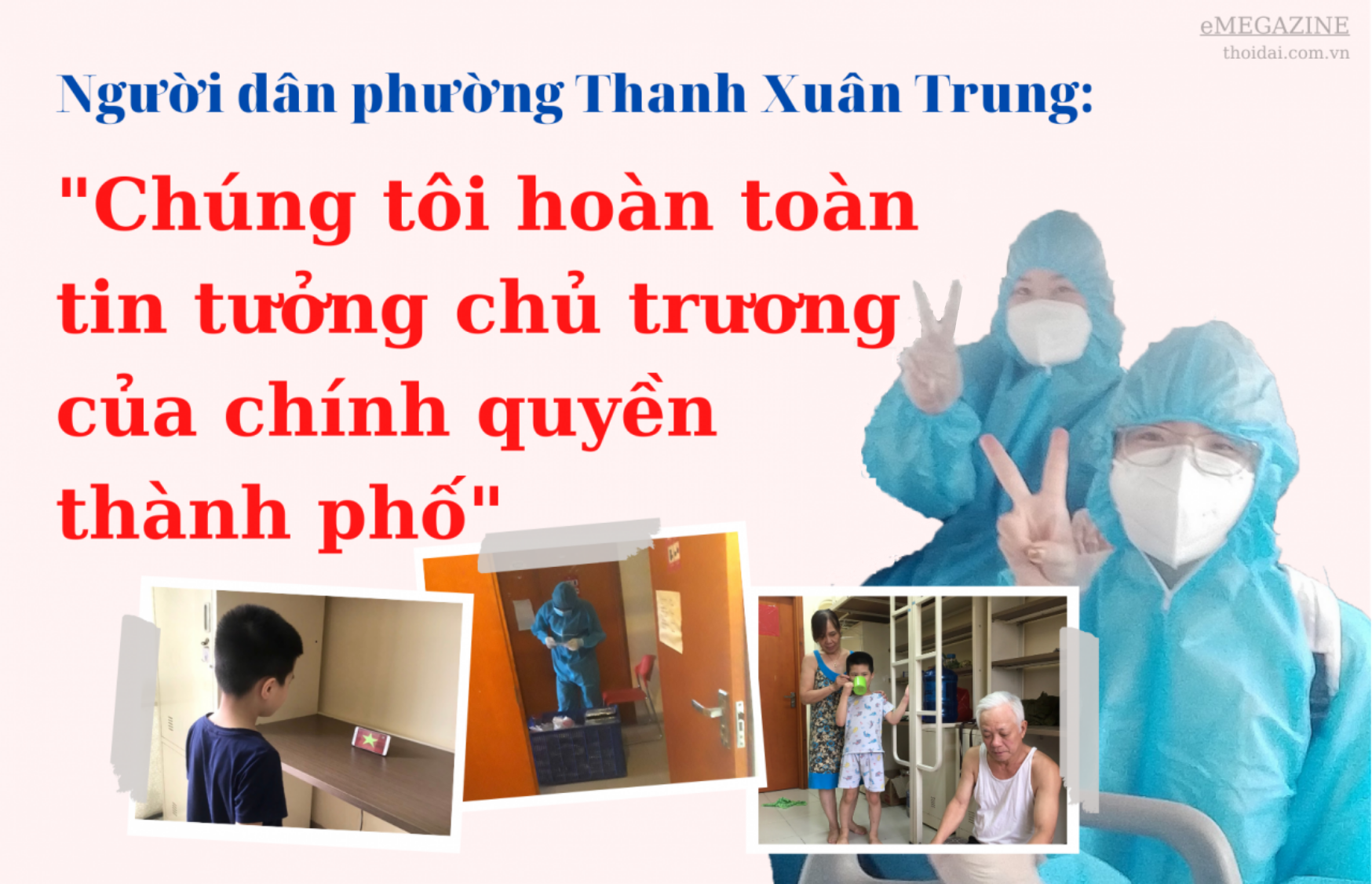 Người dân phường Thanh Xuân Trung: "Chúng tôi hoàn toàn tin tưởng chủ trương của thành phố"