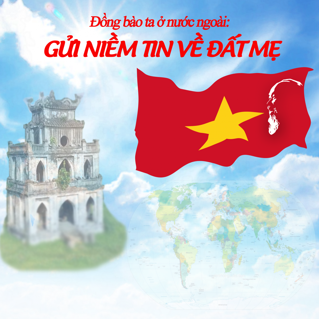 dong bao ta o nuoc ngoai gui niem tin ve dat me