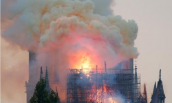 Cháy Nhà thờ Đức Bà Paris những hình ảnh đau lòng