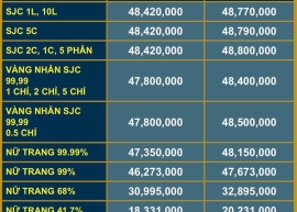 Giá vàng hôm nay 13/6: Thế giới giảm nhẹ, trong nước vẫn ở mức cao