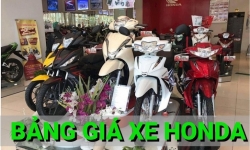 gia xe may honda cap nhat day du cac dong xe kem uu dai khuyen mai