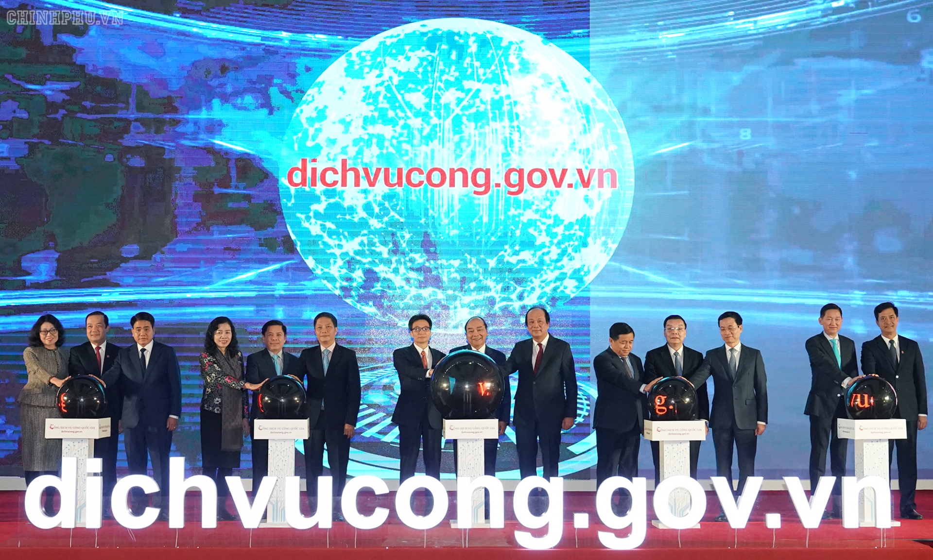 cong dich vu cong quoc gia chinh thuc khai truong